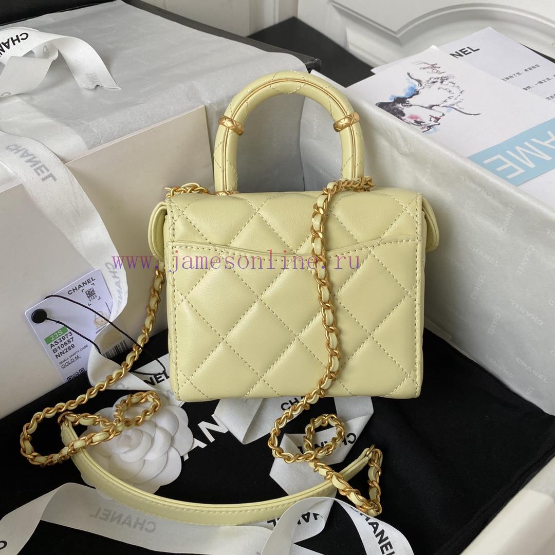 Chanel Bag The Chanel 23S new AS3973 handle makeup bag is a super popular item of the season 24h2548v - Image 3