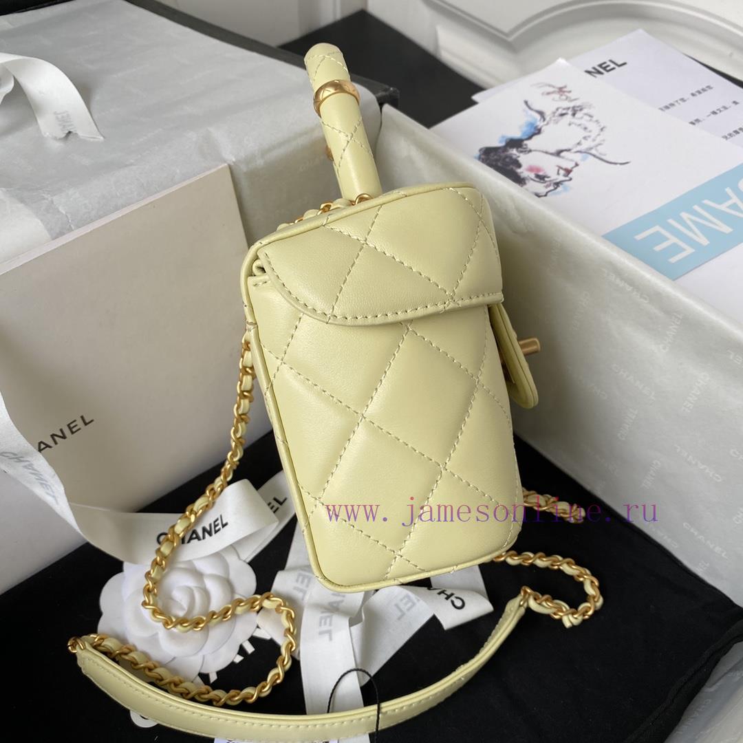 Chanel Bag The Chanel 23S new AS3973 handle makeup bag is a super popular item of the season 24h2548v - Image 6