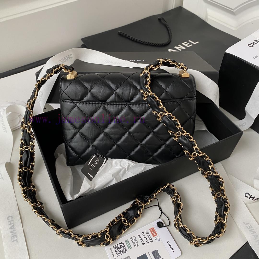 Chanel Bag Chanel️23k. The leather of AS3572 wrinkled cowhide is thickened, and the leather d9cfdwz5 - Image 3