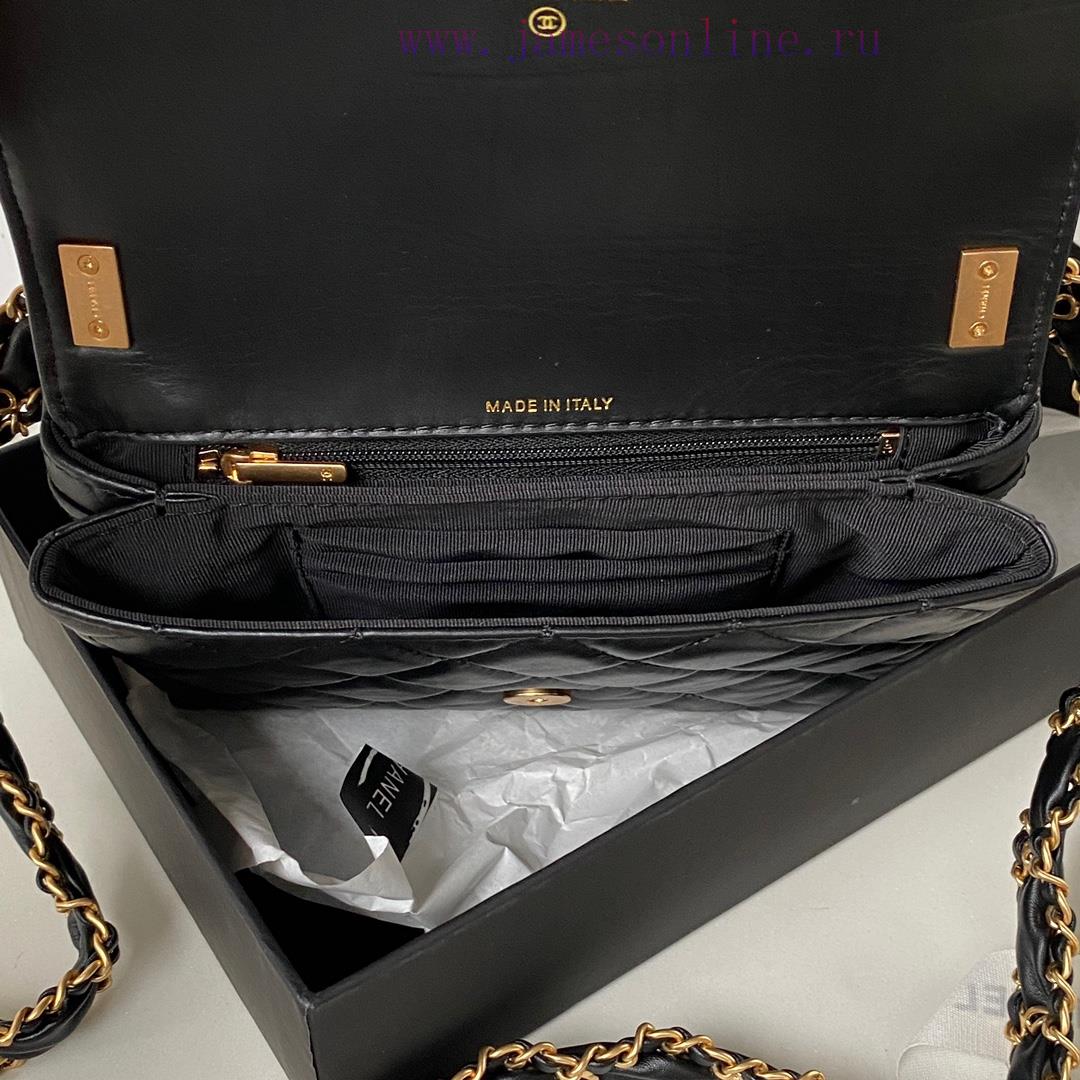 Chanel Bag Chanel️23k. The leather of AS3572 wrinkled cowhide is thickened, and the leather d9cfdwz5 - Image 8
