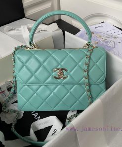 Chanel Bag Chanel Trendy 24C AS92236 CC controller model has made a comeback with its classi ebl16hy2