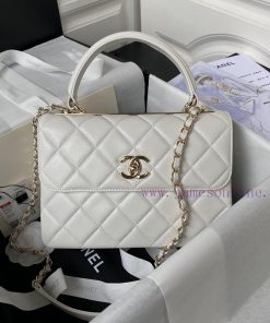 Chanel Bag Chanel Trendy 24C AS92236 CC controller model has made a comeback with its classi roi1nys0