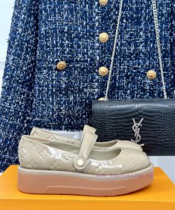 L * V Lvjia 24ss New Product Thick Bottom Old FlowerMary Jane Shoe CollectionIt's so beautifgiuvbzau