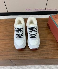 Loro Piana couple's casual sports wool shoes are simple and fashionable, with a very comfortuj7h5hyu