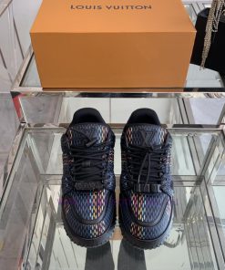 Louis Vuitton 2024 New LV Trainer Fat Couple Bread Shoes Casual Sports Shoes Board ShoesThe ipba42s6