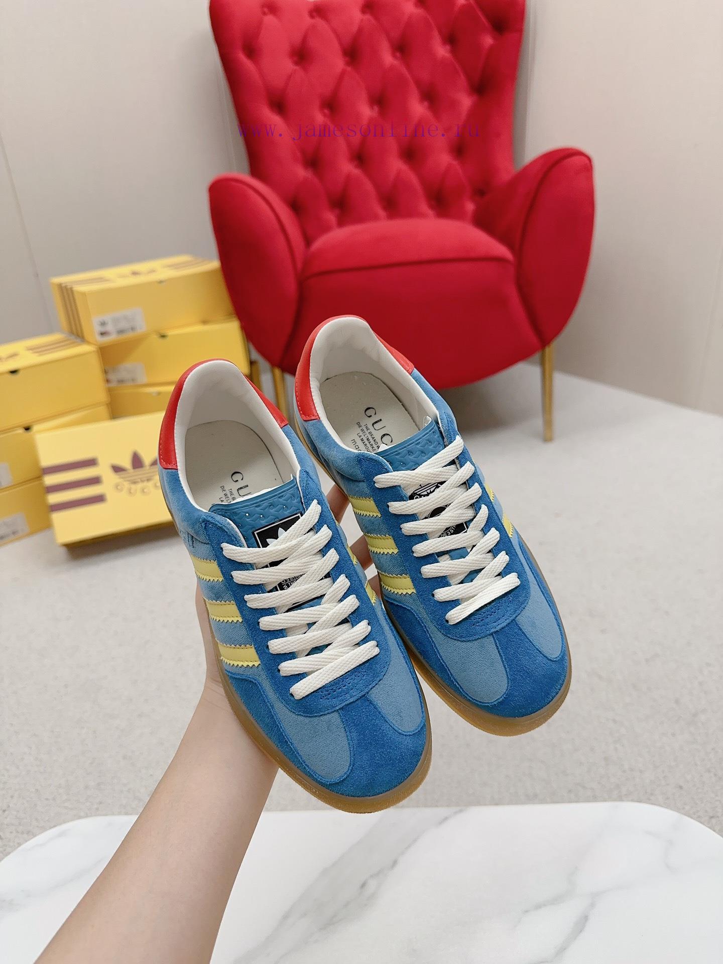 . The Guccix adidas Original cross-border collaboration German training sports shoe featurestgfhk2ij - Image 5