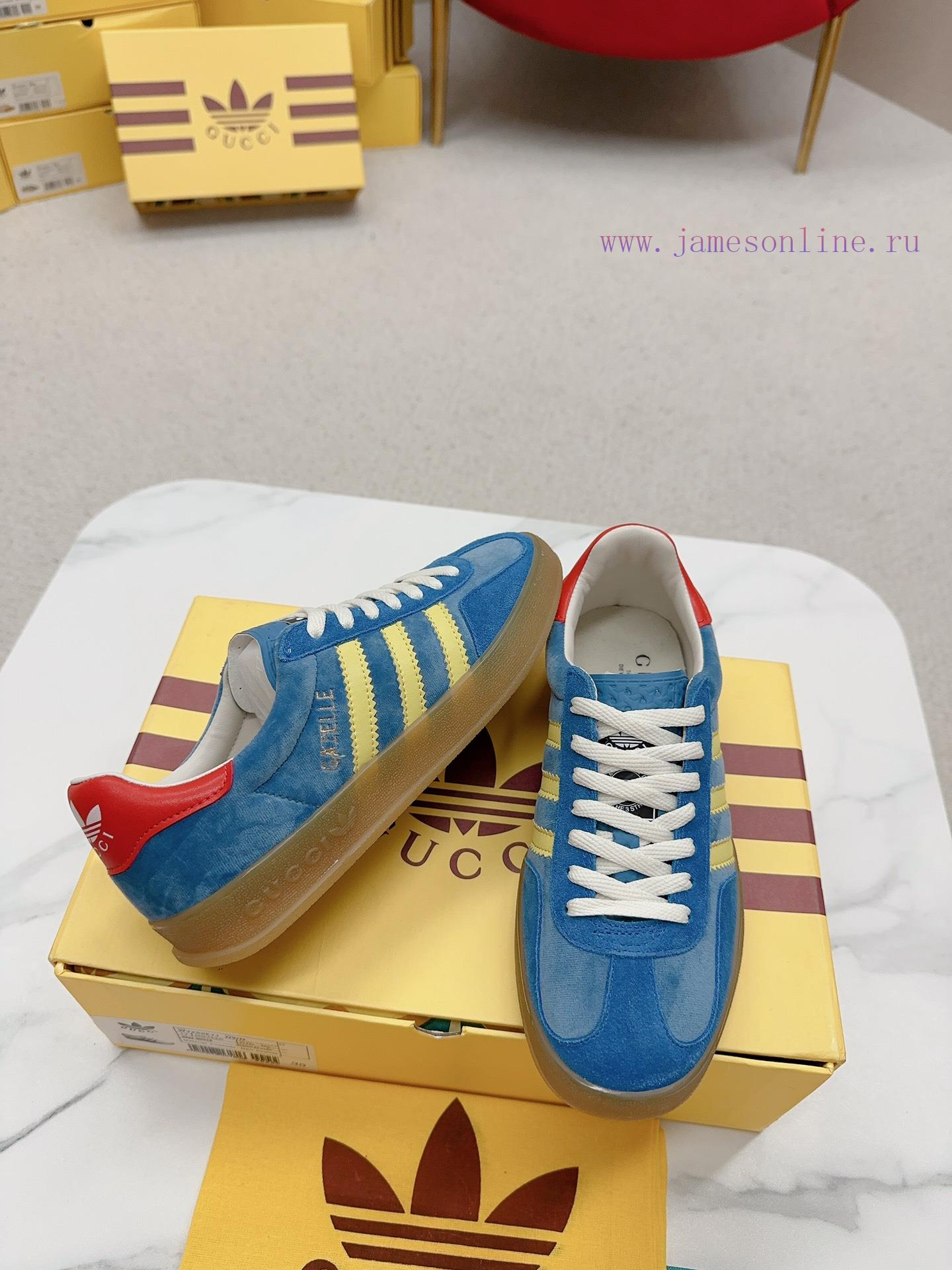 . The Guccix adidas Original cross-border collaboration German training sports shoe featurestgfhk2ij - Image 6