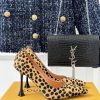 L * V Donkey Brand 23ss New Product ExplosiveLeopard print pointed high heelsThe shoe upper errx6rlc