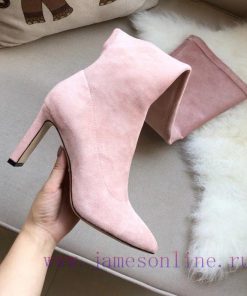 JIMMY CHOO elastic boots are made of high-quality fabric with silky double-sided velvet and 0r9y569s