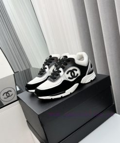 SCCHANEChanel thick soled panda sneakersChanel 2023 popular panda shoes with thick soled cas54a8wqcg