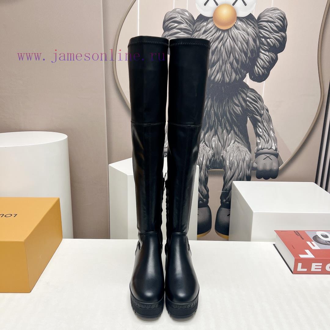 LV Donkey Home 2023 vs Autumn/Winter High Boots SeriesThick soled high stretch bootsMade by gwcdbd7h