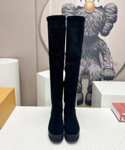 LV Donkey Home 2023 vs Autumn/Winter High Boots SeriesThick soled high stretch bootsMade by rulya8kp