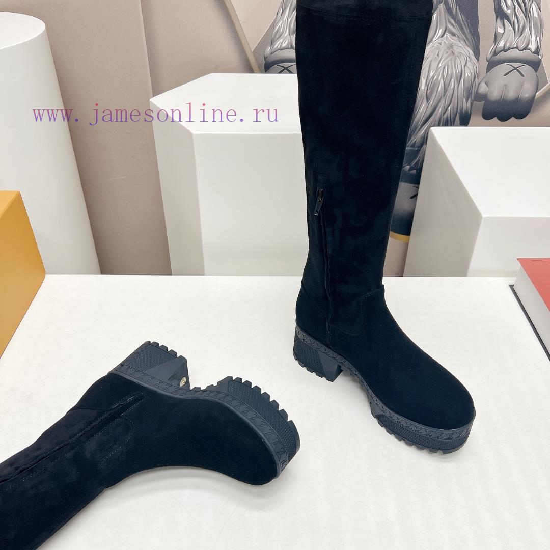 LV Donkey Home 2023 vs Autumn/Winter High Boots SeriesThick soled high stretch bootsMade by rulya8kp - Image 10