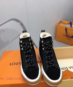 Louis Vuitton LV wool thick soled sports shoesThe latest color scheme of Velcro is super warzf1si1q5