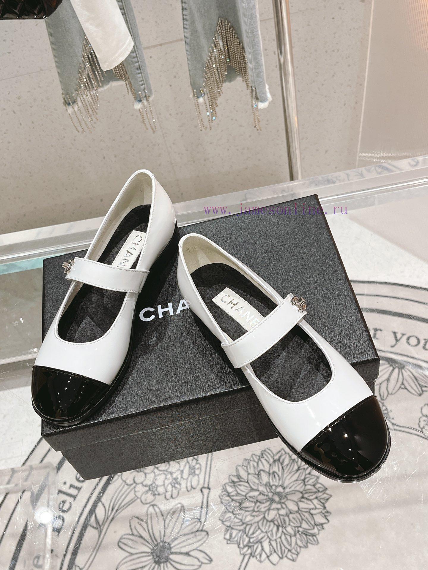 𝗖𝗛𝗔𝗡𝗘𝗟 New Color blocked Mary Single Shoe SeriesCute and lovely Mary Jane style, the origina5zo4e4xp - Image 3