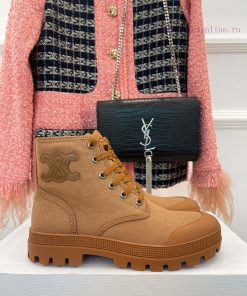 Celine 23ss New Vintage Thick Bottom Canvas Martin BootsGo materialOriginal customized nylonu8tj3k1s