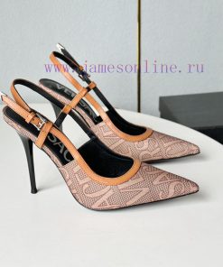 Versac Fan Family's new 23 year old Allover series high-heeled sandals with exposed heels, p2up823ko