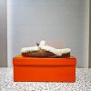 Top Hermes Kelly Buckle Series Woolen Half Slippers H Woolen TrailersOriginal purchase and dycxhaadl