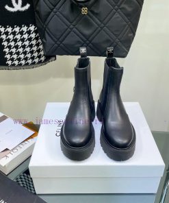 Top tier2022 Autumn/Winter CELINE Yang Mi Same Style Martin Boots Invincible Slimming Martine8nsgdrf