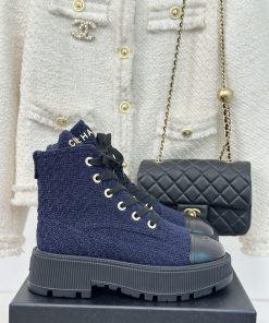 Chanel | Chanel Classic Autumn/WinterDouble C thick soled sponge cake motorcycle bootsThe sh0xgklvkd