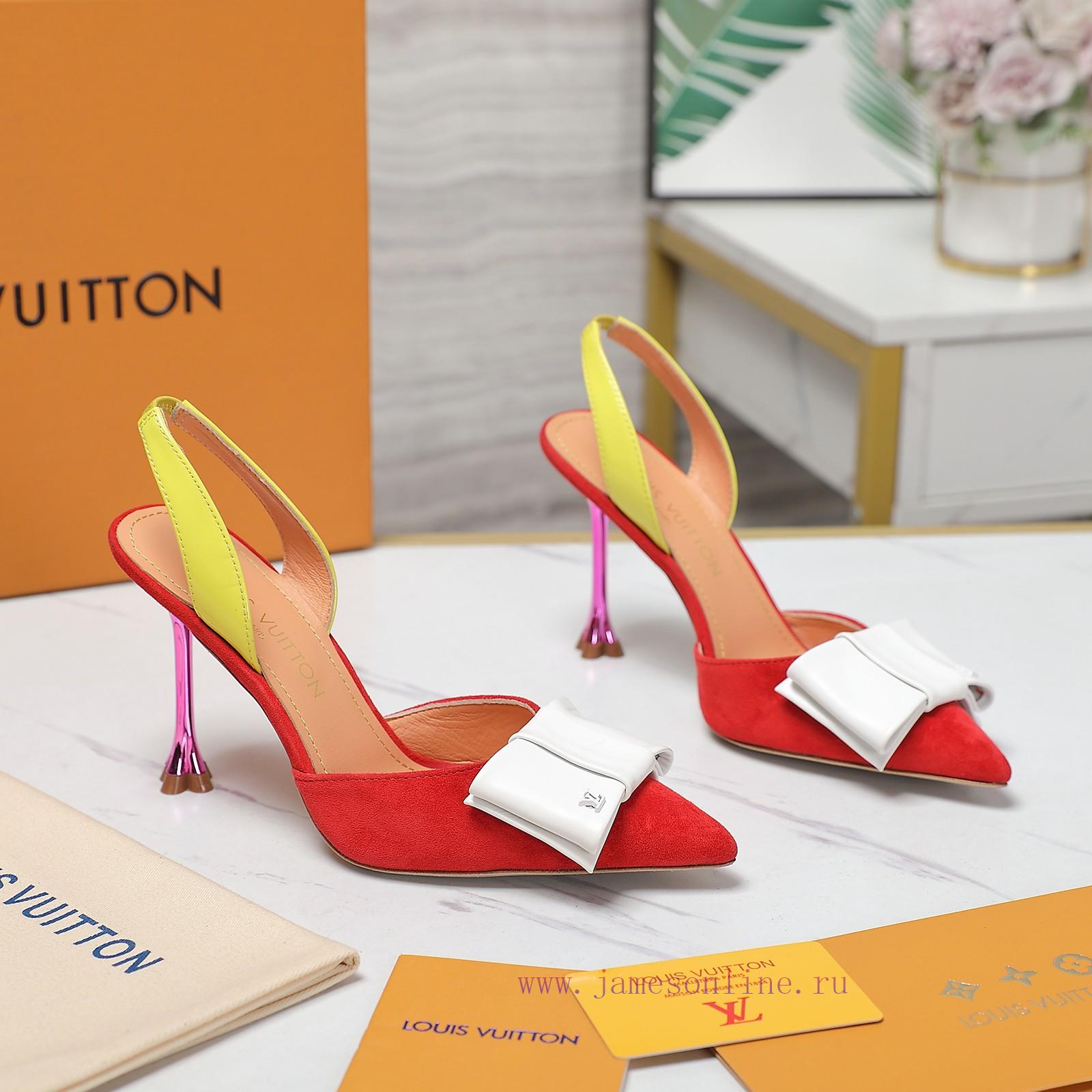 Top qualityLoui * vuitte * * New Plum Heel SandalsThis Blossom high-heeled shoe is made of s96d9aslv - Image 3