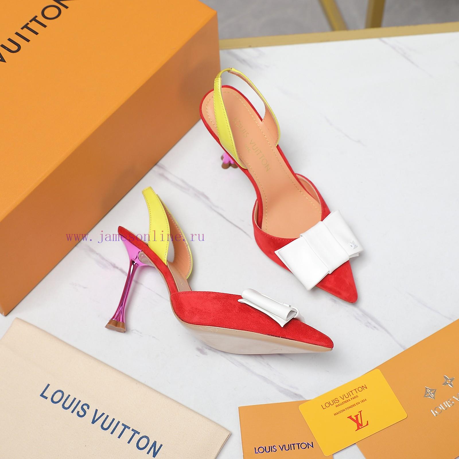 Top qualityLoui * vuitte * * New Plum Heel SandalsThis Blossom high-heeled shoe is made of s96d9aslv - Image 5