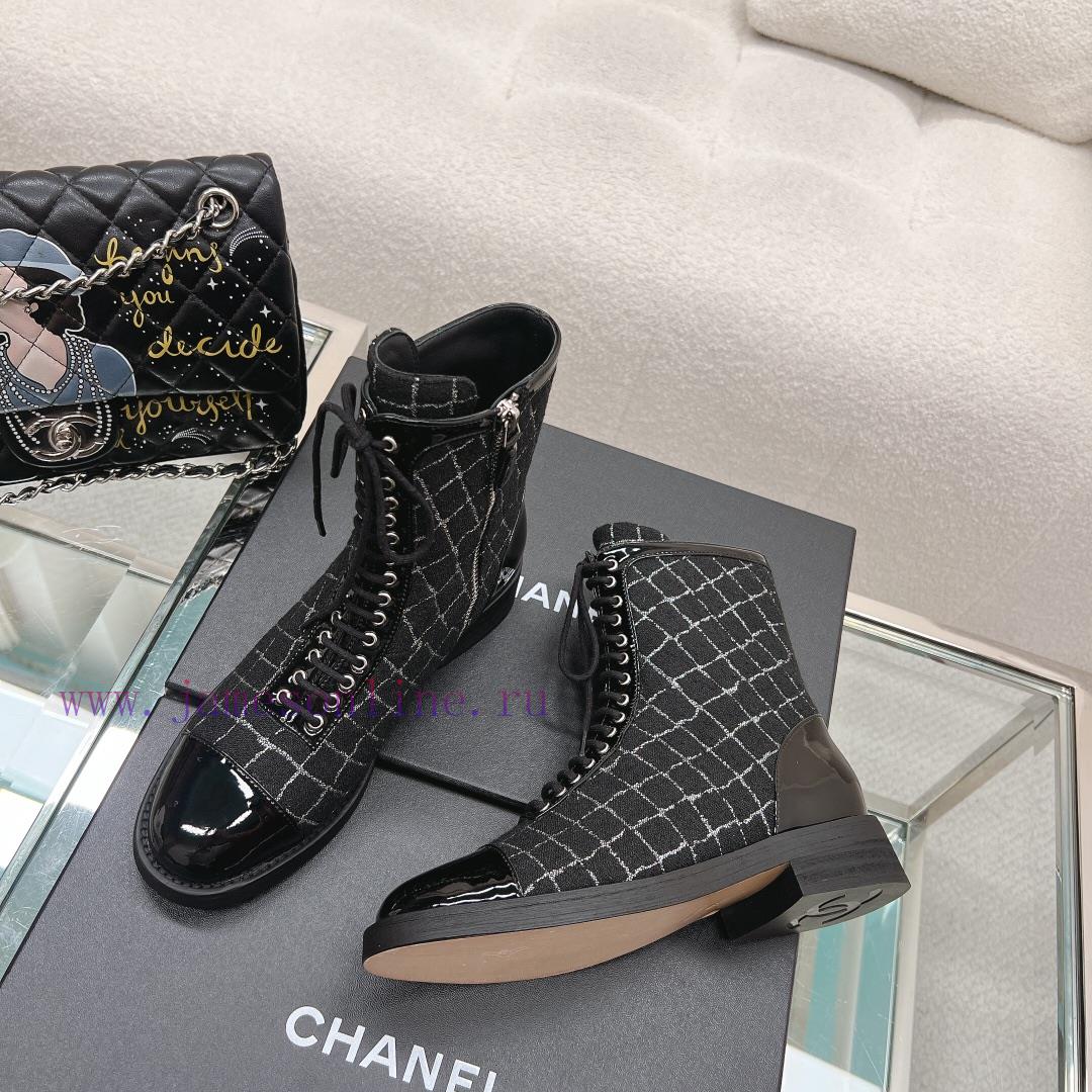 Top qualitychanel fw23 mew arrival~Chanel 2023 Autumn/Winter New Pull up Short Boots-MATERIAnqroraxq - Image 6