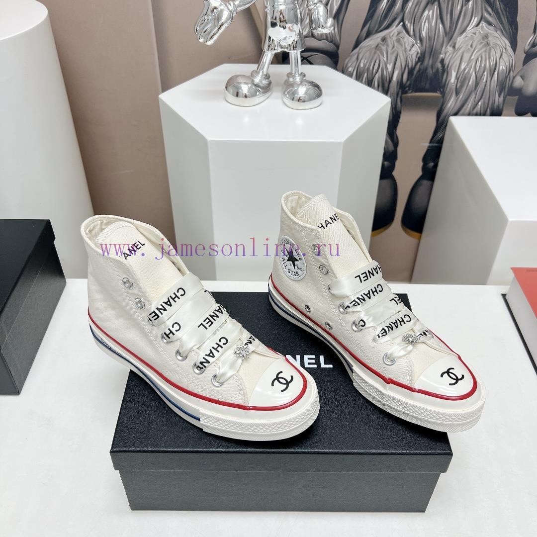 Top tierChanel C Home 2023 vs Spring/Summer Hot Canvas Leisure SeriesThick soled letter canvdxcnm1tu - Image 3