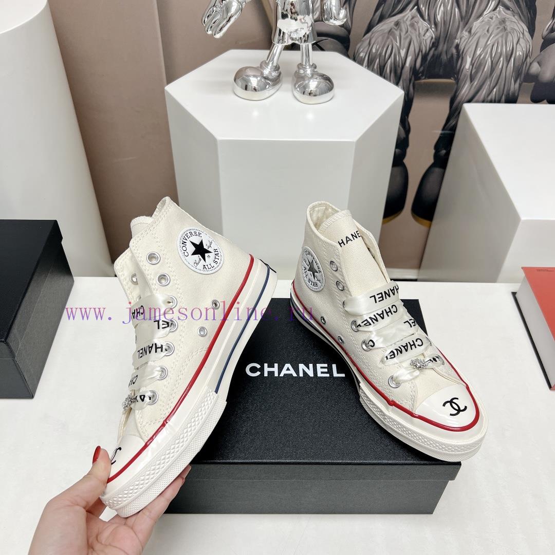 Top tierChanel C Home 2023 vs Spring/Summer Hot Canvas Leisure SeriesThick soled letter canvdxcnm1tu - Image 5