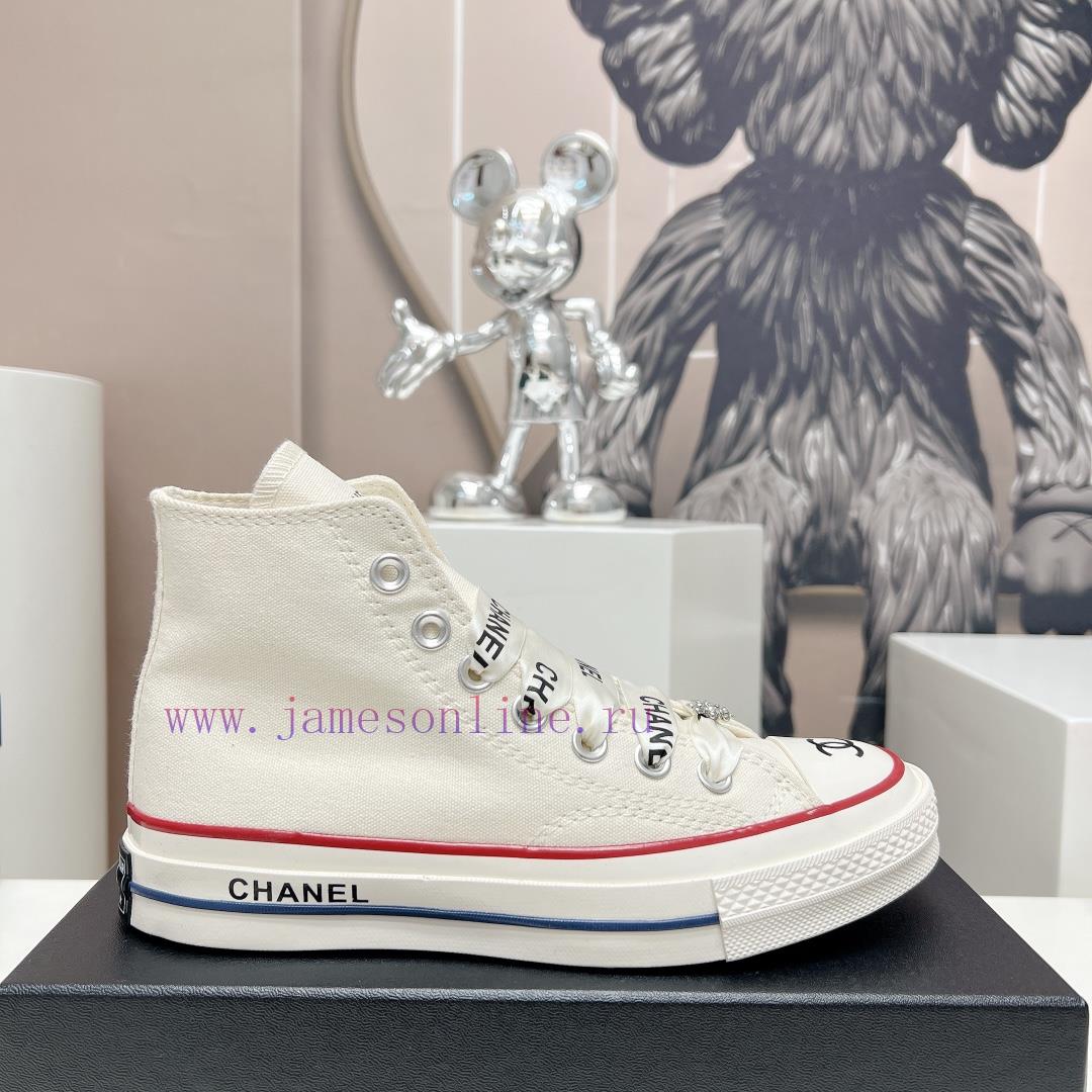 Top tierChanel C Home 2023 vs Spring/Summer Hot Canvas Leisure SeriesThick soled letter canvdxcnm1tu - Image 6