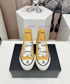 Top tierChanel C Home 2023 vs Spring/Summer Hot Canvas Leisure SeriesThick soled letter canvhfo6ra48