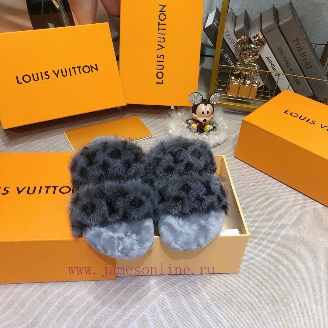 L Donkey brand mink fur slippers are officially released simultaneously. Super cute fur slipltbqtmrn - Image 2