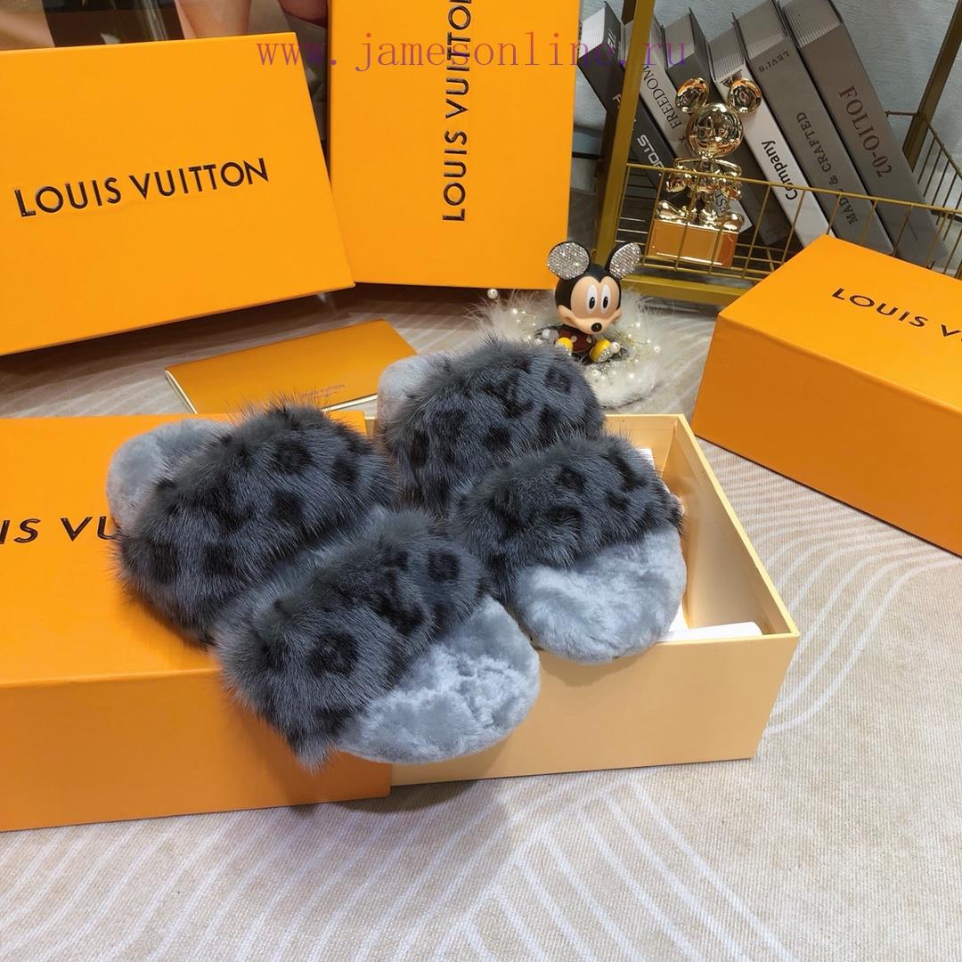 L Donkey brand mink fur slippers are officially released simultaneously. Super cute fur slipltbqtmrn - Image 3