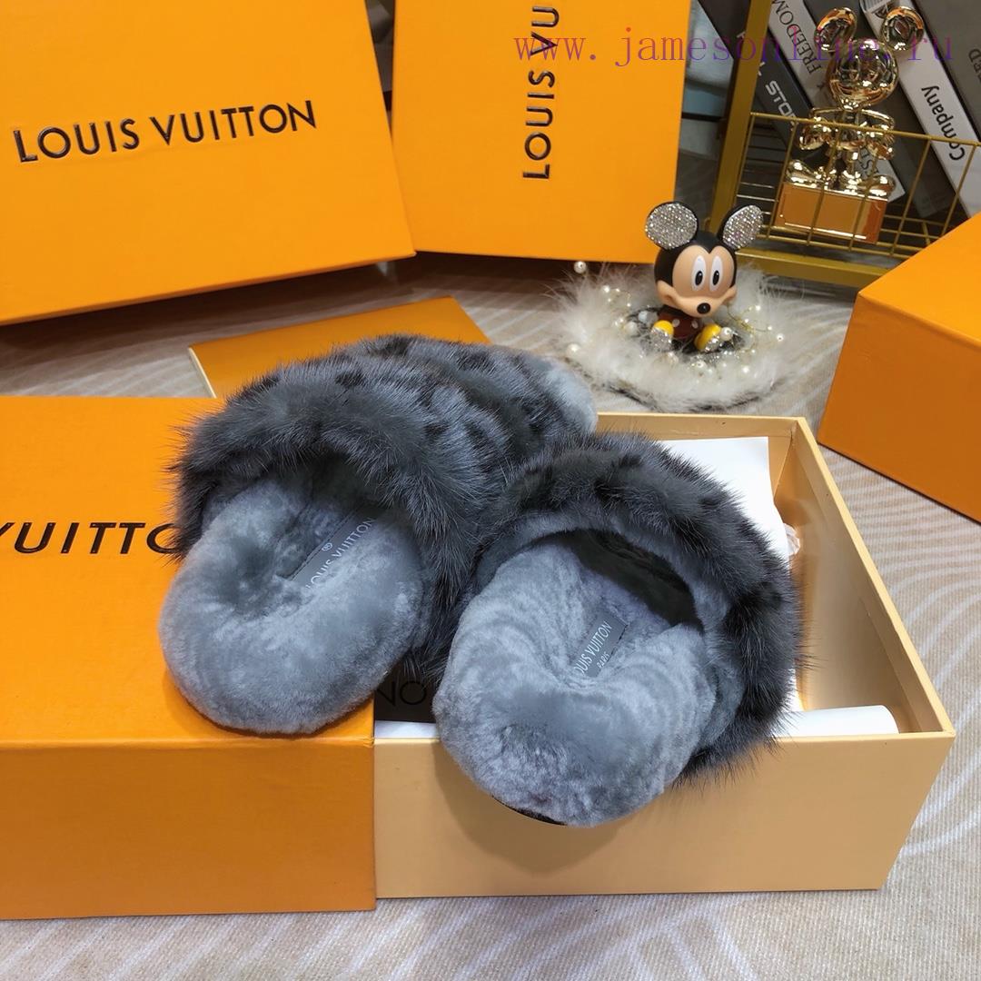 L Donkey brand mink fur slippers are officially released simultaneously. Super cute fur slipltbqtmrn - Image 7