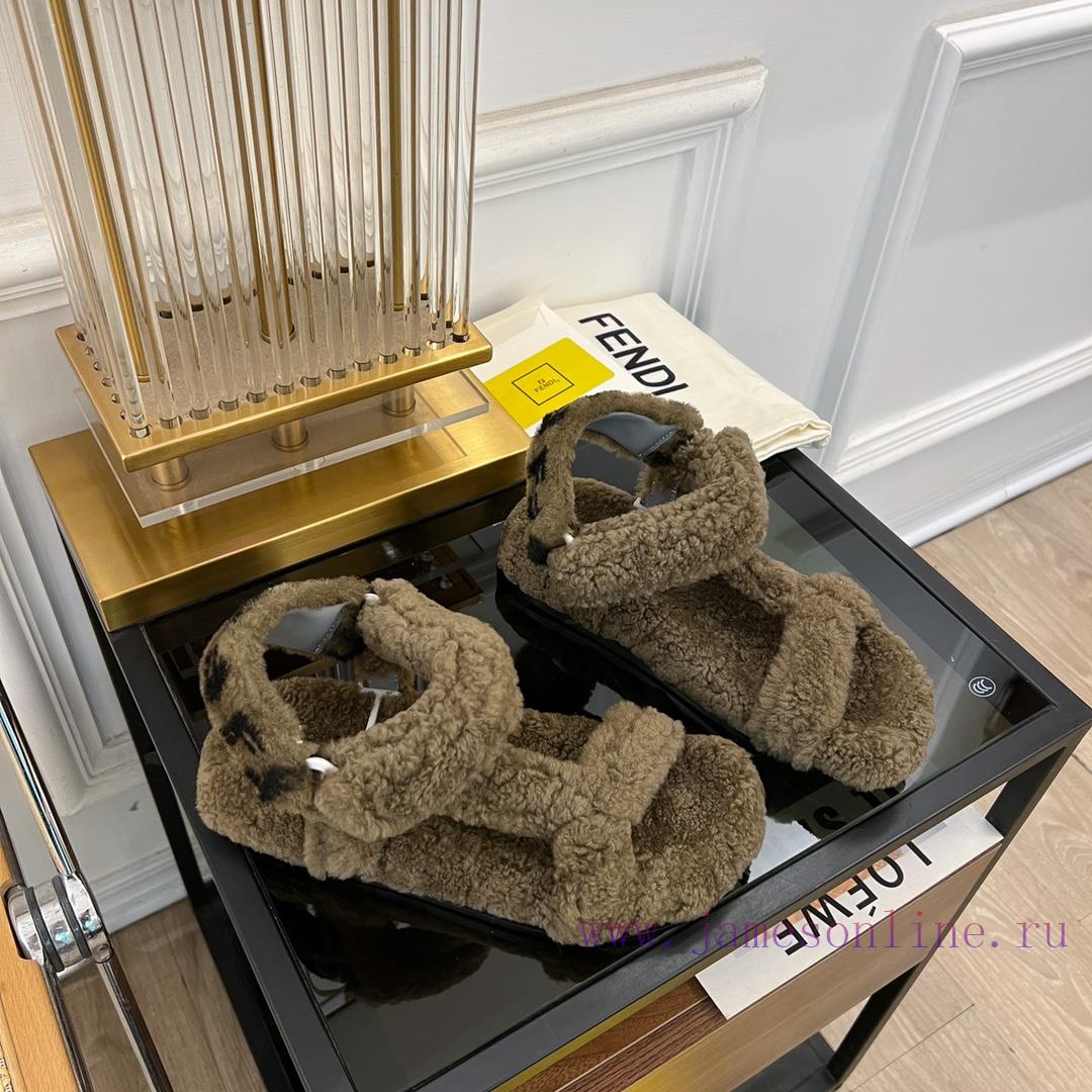 FENDI | 2023 𝐬𝐬FDfendi x Skims collaboration popular hairy sandals series 〰Developed in the 5arppx83 - Image 5