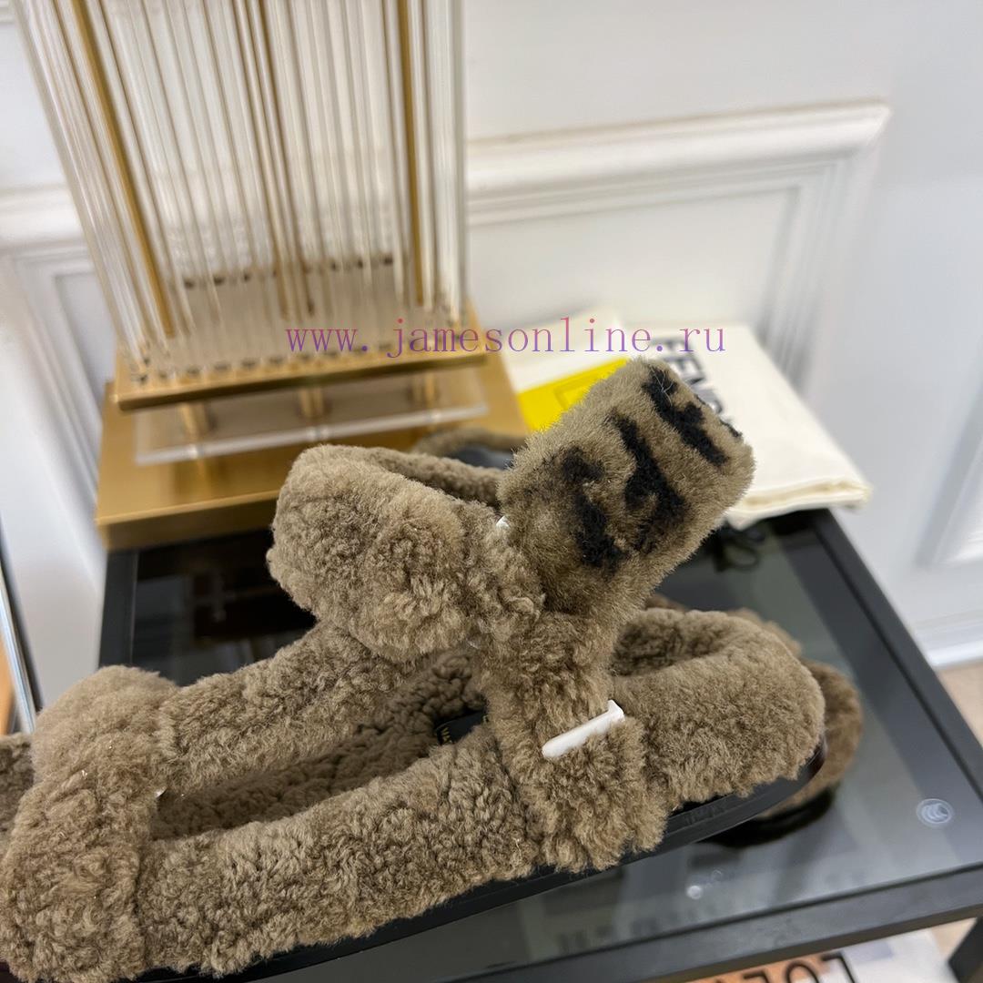 FENDI | 2023 𝐬𝐬FDfendi x Skims collaboration popular hairy sandals series 〰Developed in the 5arppx83 - Image 9
