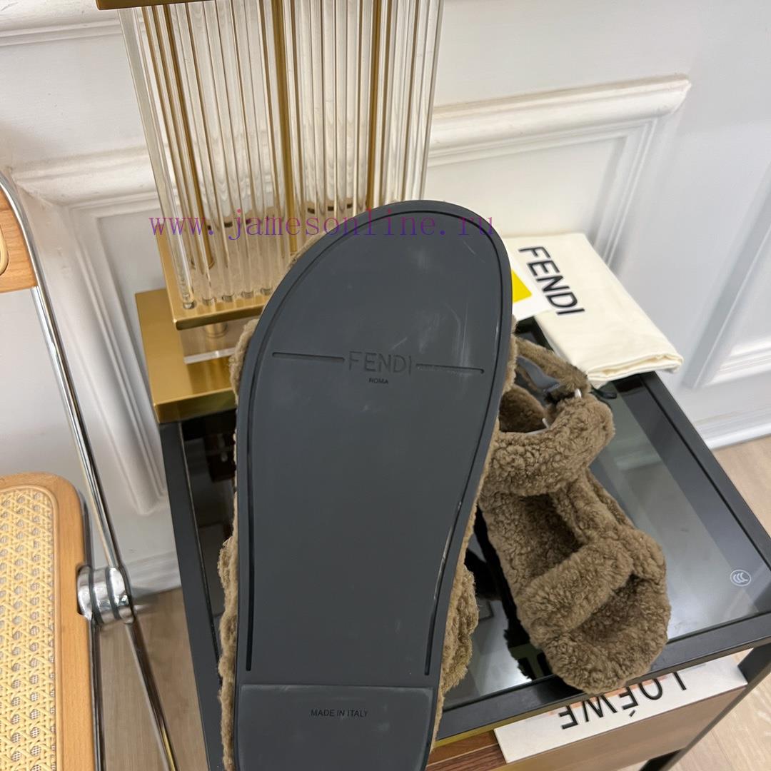 FENDI | 2023 𝐬𝐬FDfendi x Skims collaboration popular hairy sandals series 〰Developed in the 5arppx83 - Image 10