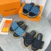 LV Lv brand L Home 2023 popular embossed logo embossed cool slippers. This Pool Pillow Comfoucuhquj5