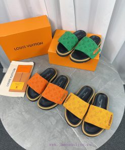 LV Lv brand L Home 2023 popular embossed logo embossed cool slippers. This Pool Pillow Comfoirl5gnah