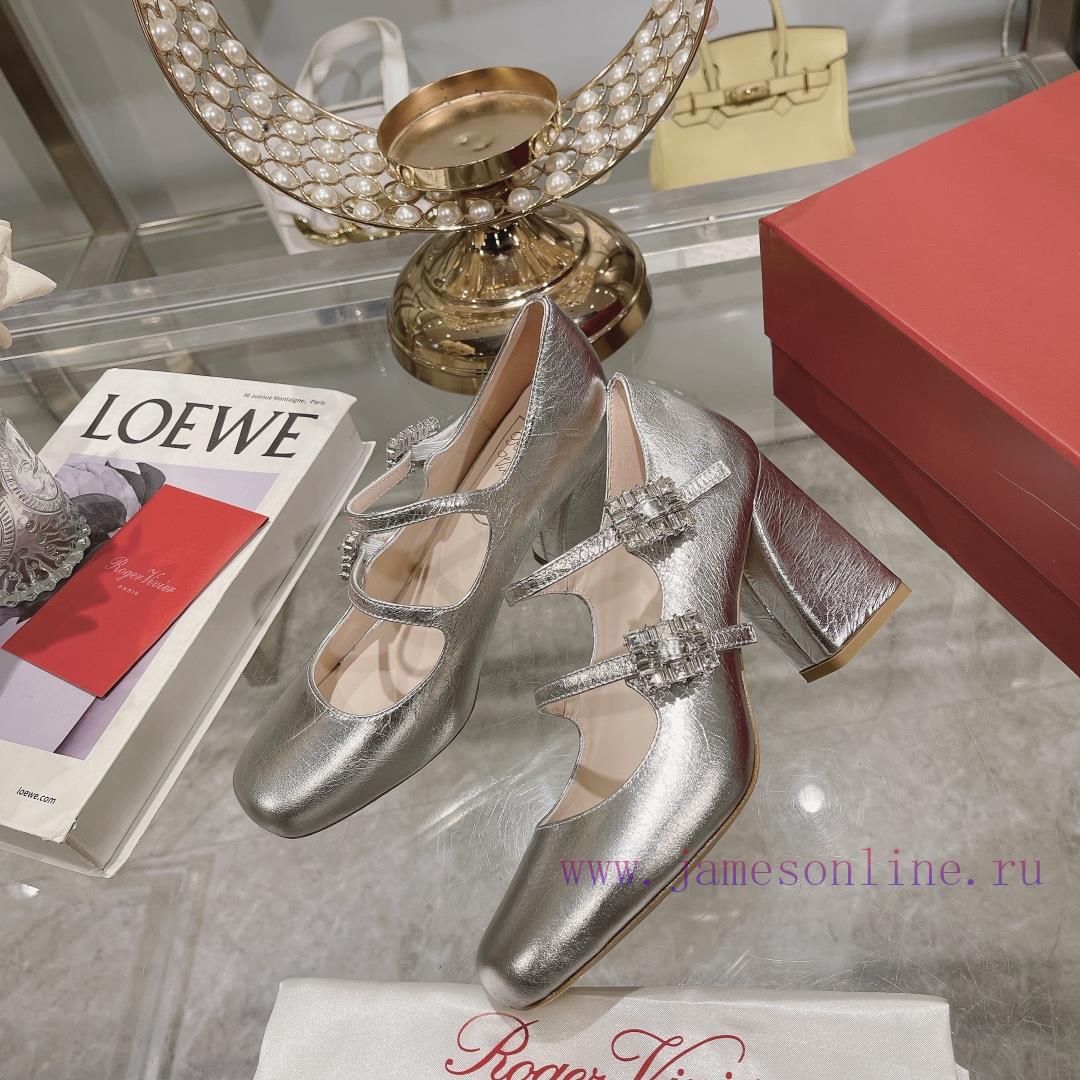 RV * new high-heeled Mary Jane single shoes are highly anticipated. Mary Jane's high heels pno8o80aw - Image 5