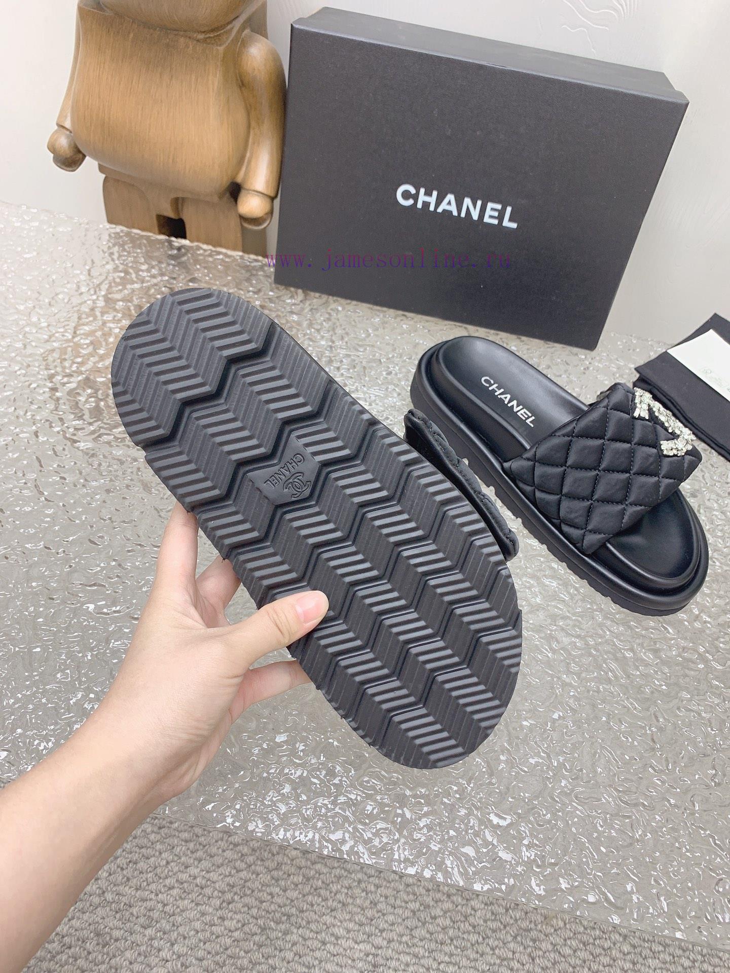 Chanel Chanel 23 new diamond patterned double C thick soled sandalsOriginal purchase, develo7pd0kxno - Image 6