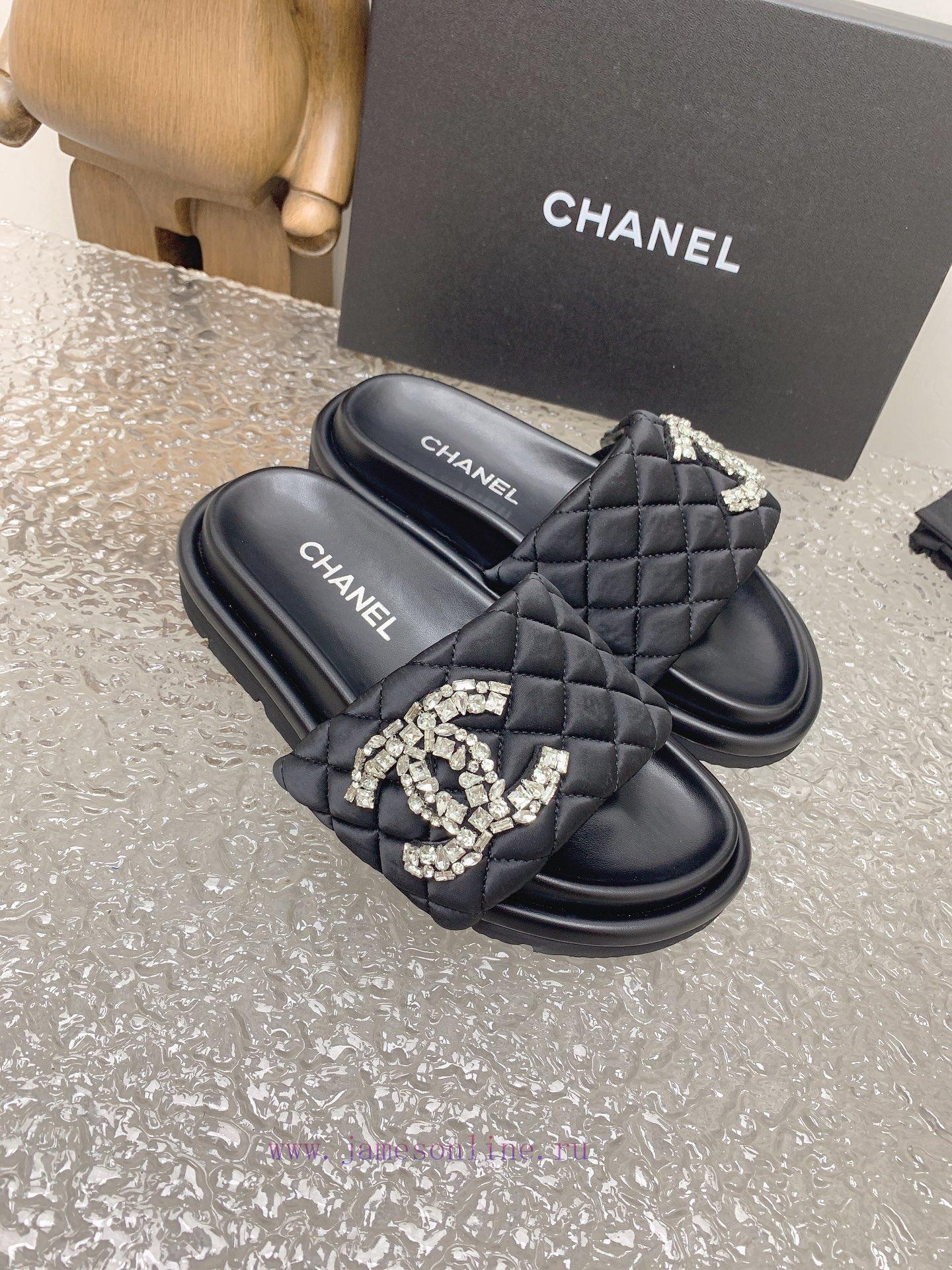Chanel Chanel 23 new diamond patterned double C thick soled sandalsOriginal purchase, develo7pd0kxno - Image 9