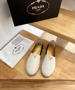 New productPrada Nappa leather fisherman's shoes, flat casual grass woven shoesNappa sheepskz8dzoq1f