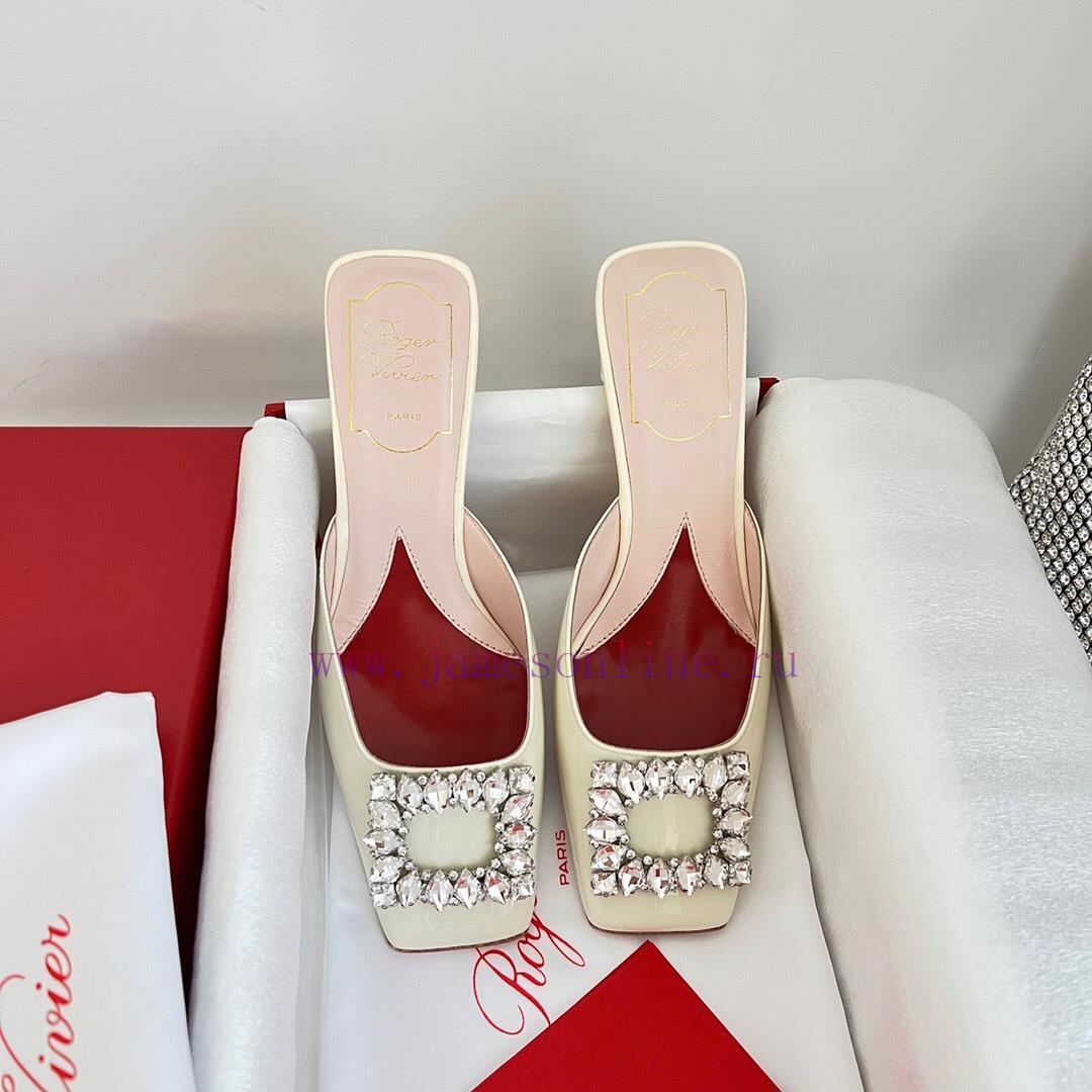 𝑹𝒐𝒈𝒆𝒓𝑽𝒊𝒗 * 𝒆𝒓 New Jewel Heel Sparkling Diamond Inlaid High Heel Half Drag | Top Purchasing L486yrn19 - Image 3
