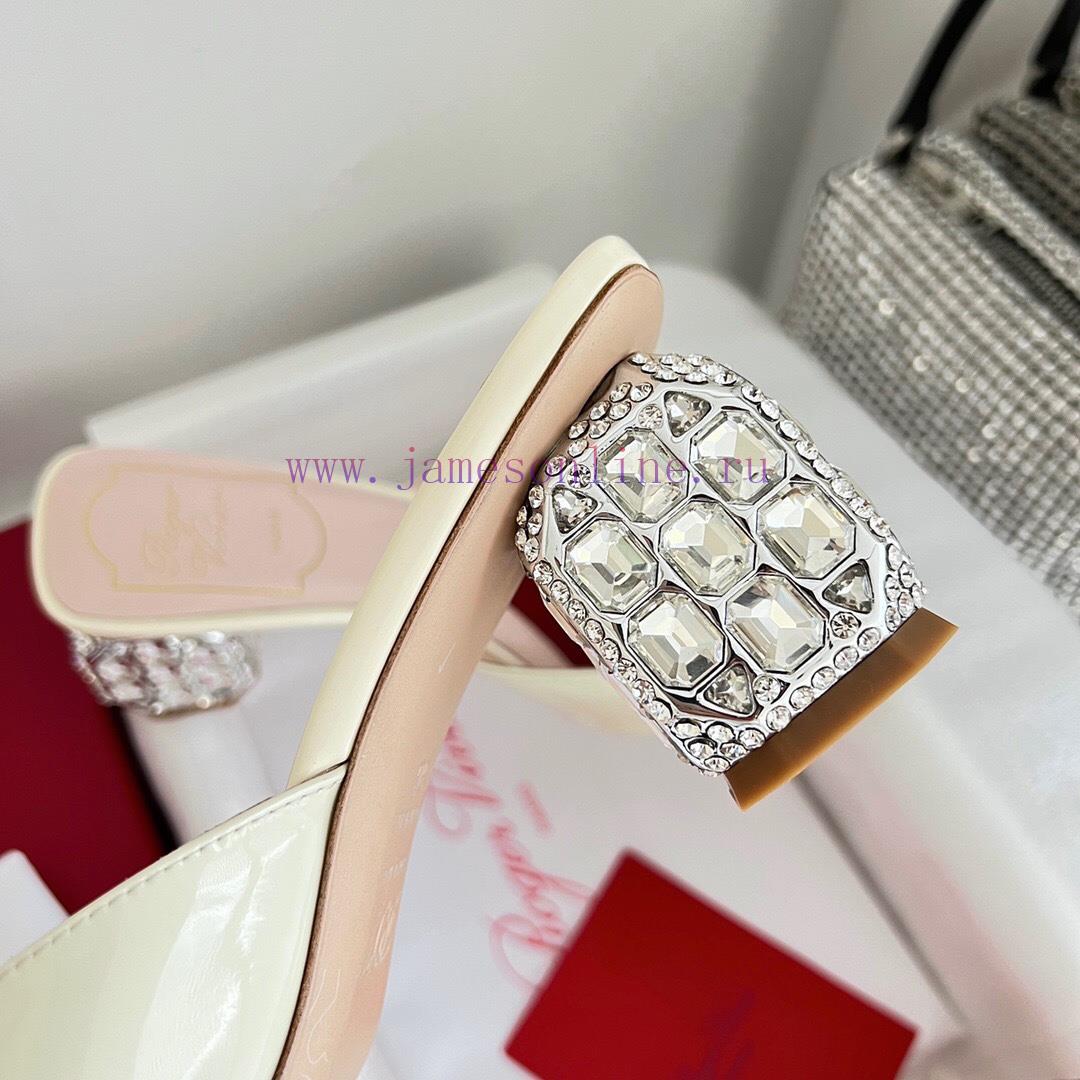 𝑹𝒐𝒈𝒆𝒓𝑽𝒊𝒗 * 𝒆𝒓 New Jewel Heel Sparkling Diamond Inlaid High Heel Half Drag | Top Purchasing L486yrn19 - Image 9