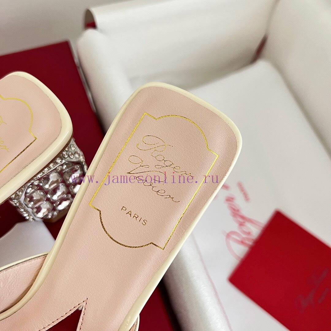 𝑹𝒐𝒈𝒆𝒓𝑽𝒊𝒗 * 𝒆𝒓 New Jewel Heel Sparkling Diamond Inlaid High Heel Half Drag | Top Purchasing L486yrn19 - Image 10