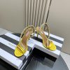 AQUAZZURA Golden Pineapple 2024 𝐒𝐒𝐧𝐞𝐰 Spring/Summer New Water Diamond High Heels Aquazzura/Pvrp49ea1