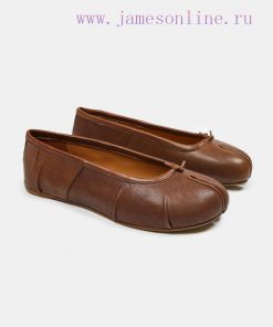 Maison Margiela 24 Early Spring New Wrinkle New Split Toe Flat Shoes, Original One to One Crpb6hvxmf