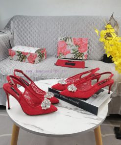 New Top DG2024 official website synchronizes new lace diamond buckle toe sandalsPerfect atte14bkqg8c