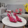 New Top DG2024 official website synchronizes new lace diamond buckle toe sandalsPerfect atte16w8o1lo